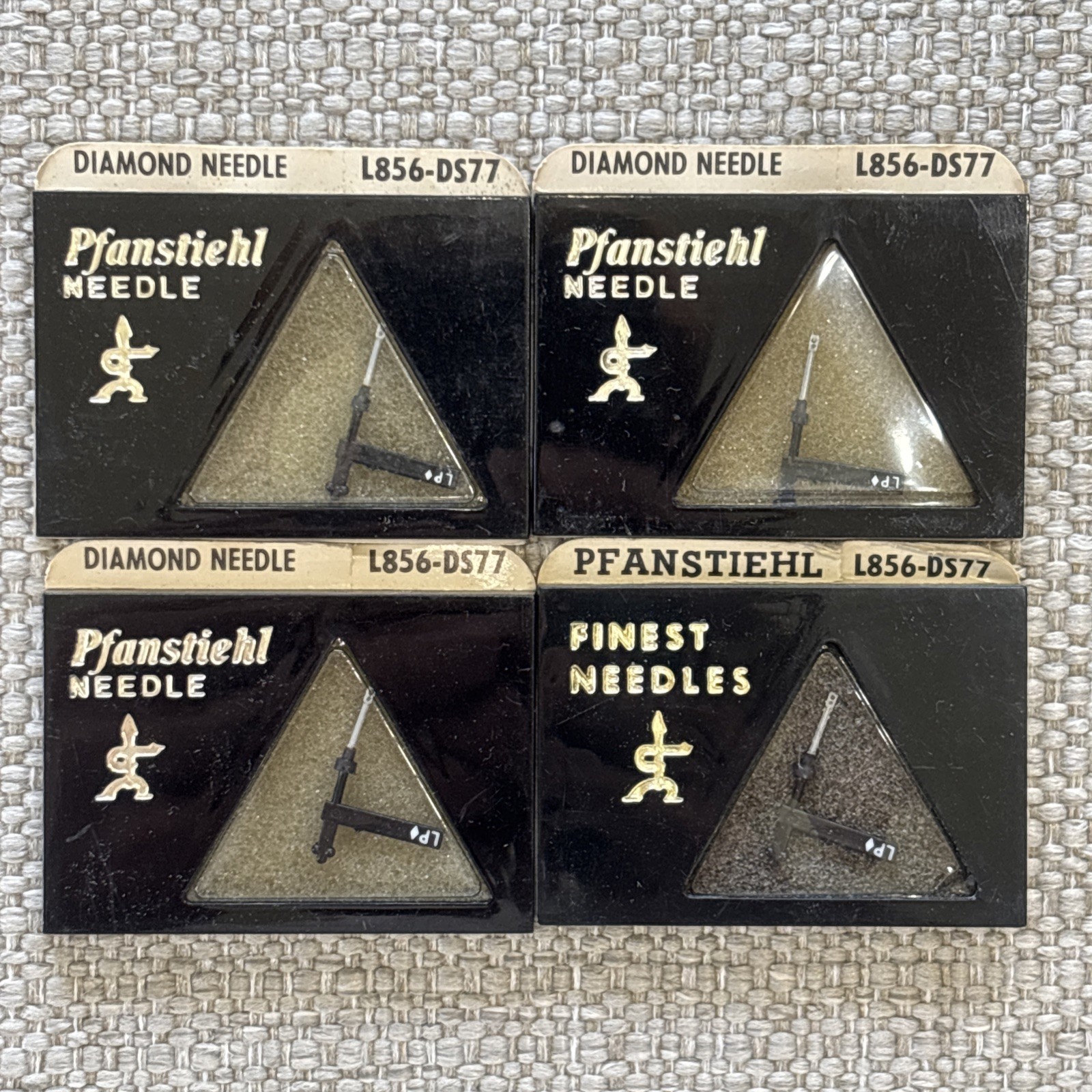 Pfanstiehl L856-DS77 Diamond Stylus Replaces TETRAD 72D, 72S, 82D, 82S – NOS (4)