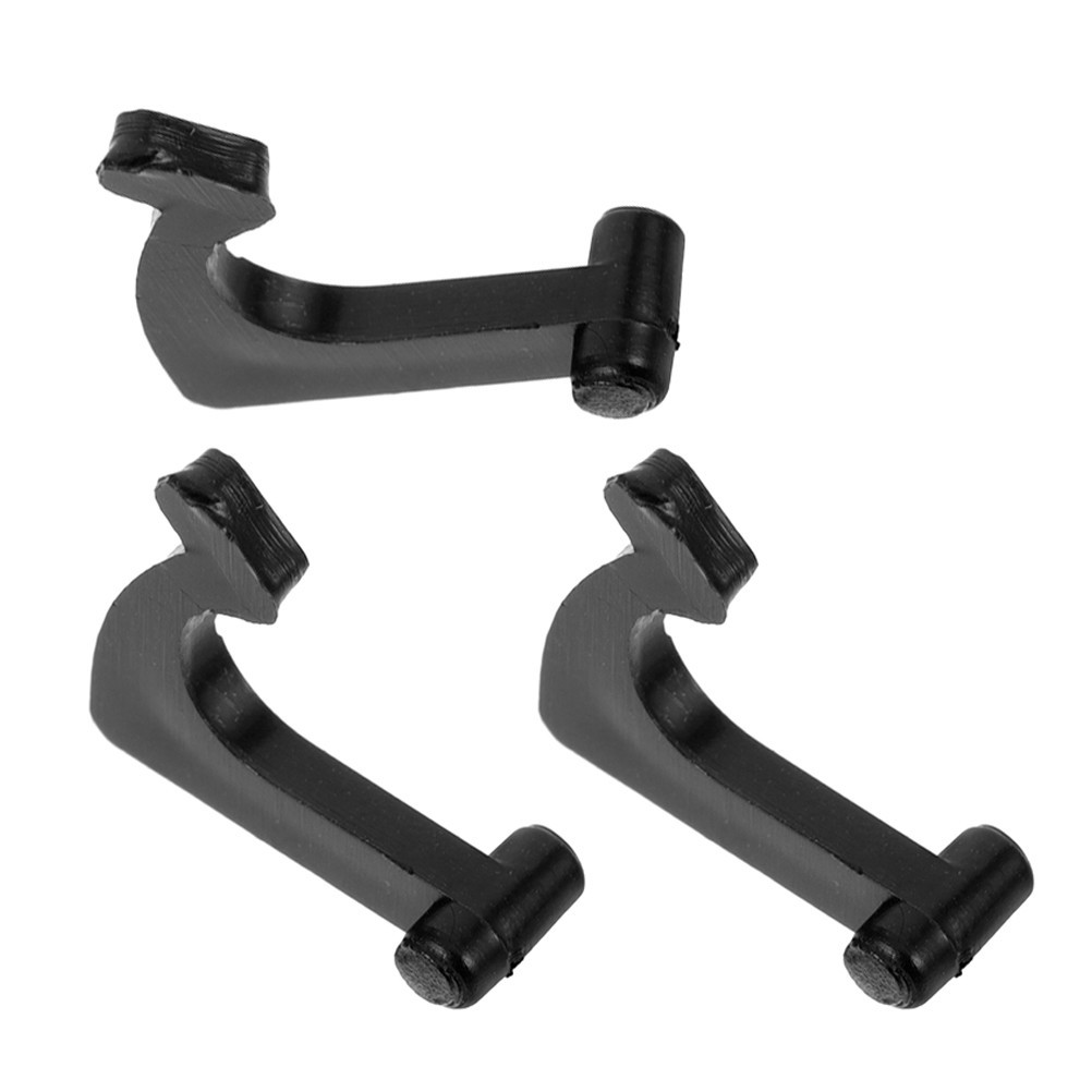 3Pcs Black Iron Record Player Arm Adapters Vinyl Holder for Turntable Use