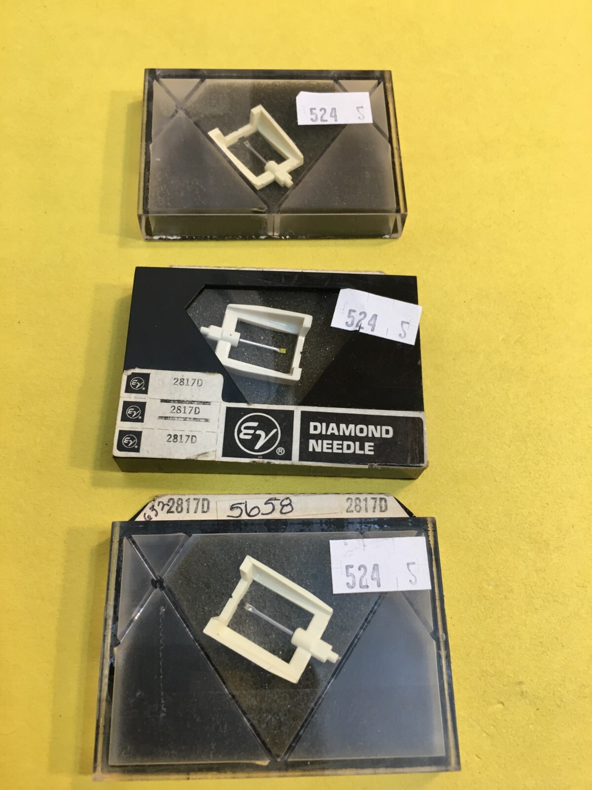 Original NOS Electro Voice Needle A-3XD 2817D 632-D7 Many Panasonic LOT OF 3