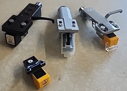 LOT OF 3 Used Audio Technica AT3600 2002 Hesdshell Stylus need upgrade Stanton