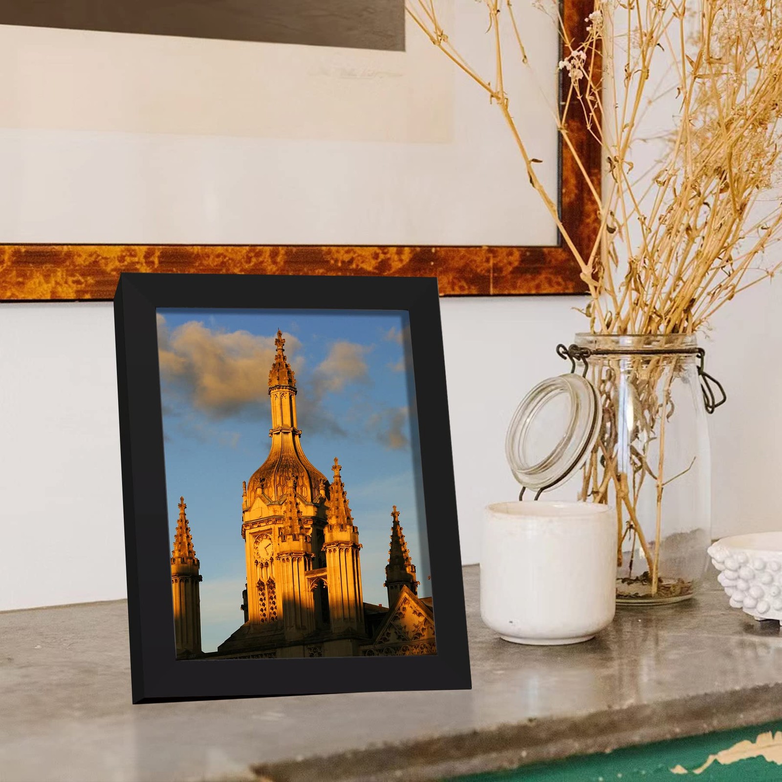 SESEAT Black 8×10 Picture Frame, Photo Frame for Wall Mounting or 8×10,