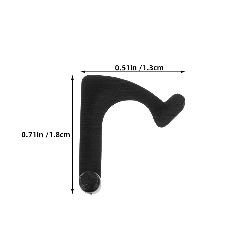 3Pcs Black Iron Record Player Arm Adapters Vinyl Holder for Turntable Use