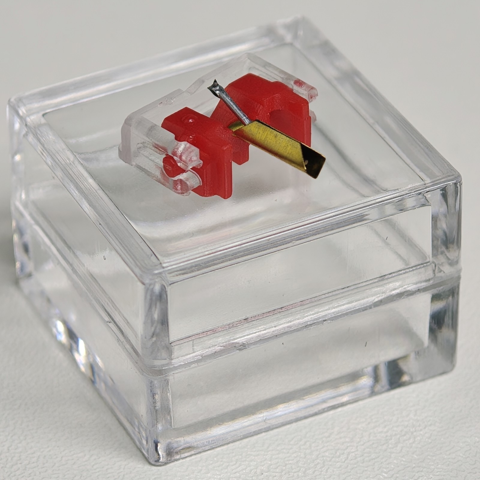NEW! 2pcs for SHURE improved N44 N44C N44-7 M44G M44C stylus needle generic red#