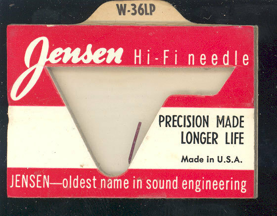 Jensen W-36LP Webster Electric WE-36LP Needle – 33 45 rpm Osmium