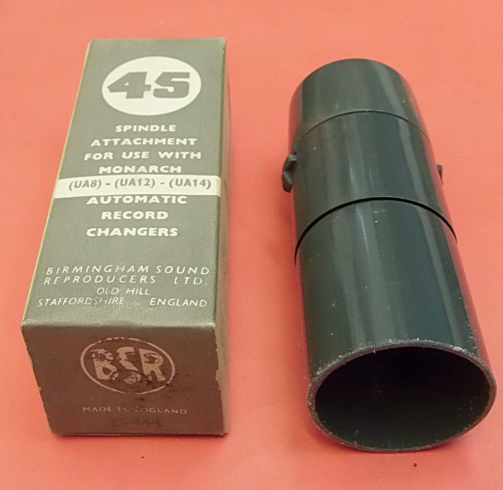 Vintage BSR 45 Spindle Attachment For Monarch UA8-UA12-UA14 Auto Record Changers
