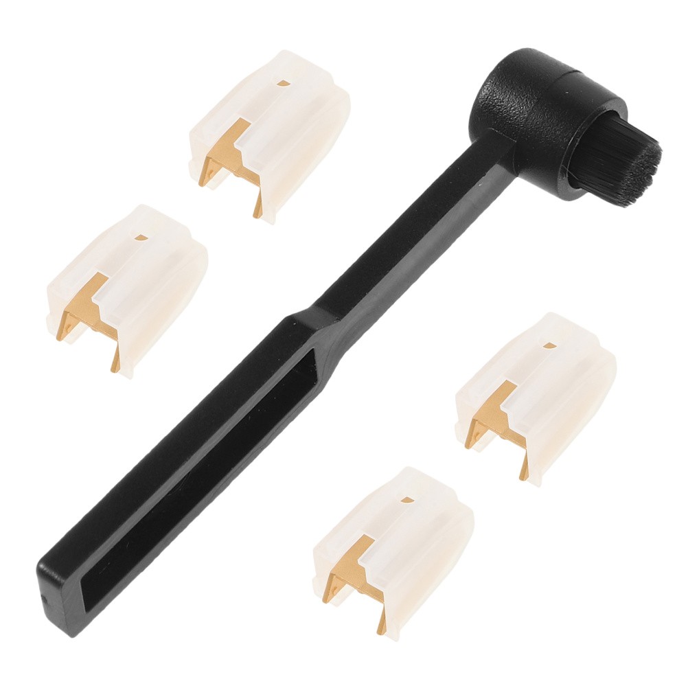 4 Pcs Vinyl Sing Needle Record Player Stylus Replacement Parts Brush