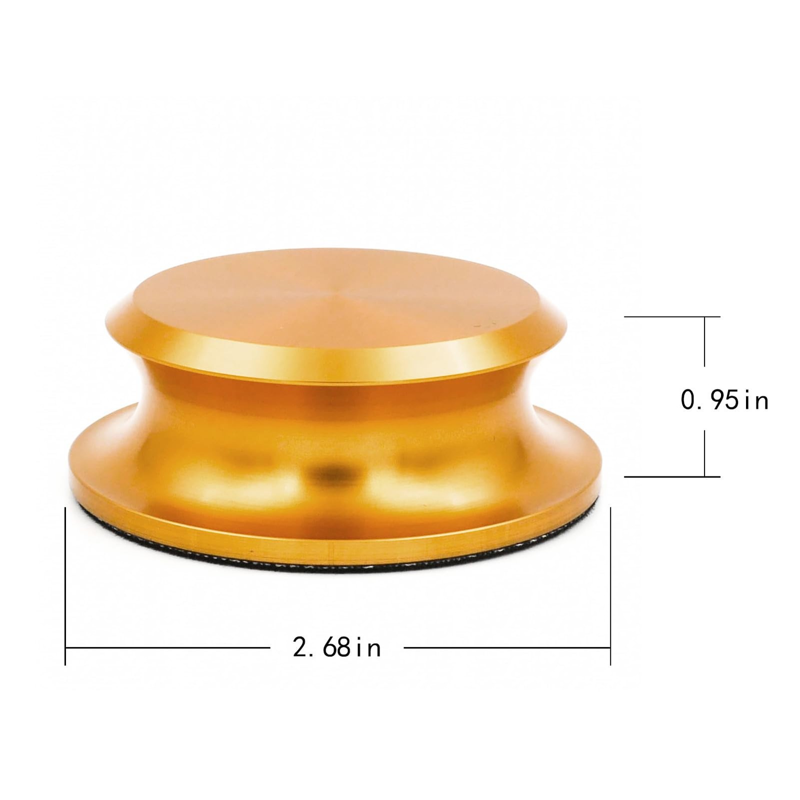 Menesia Record Weight Stabilizer, Turntable and Vinyl Weight, gold