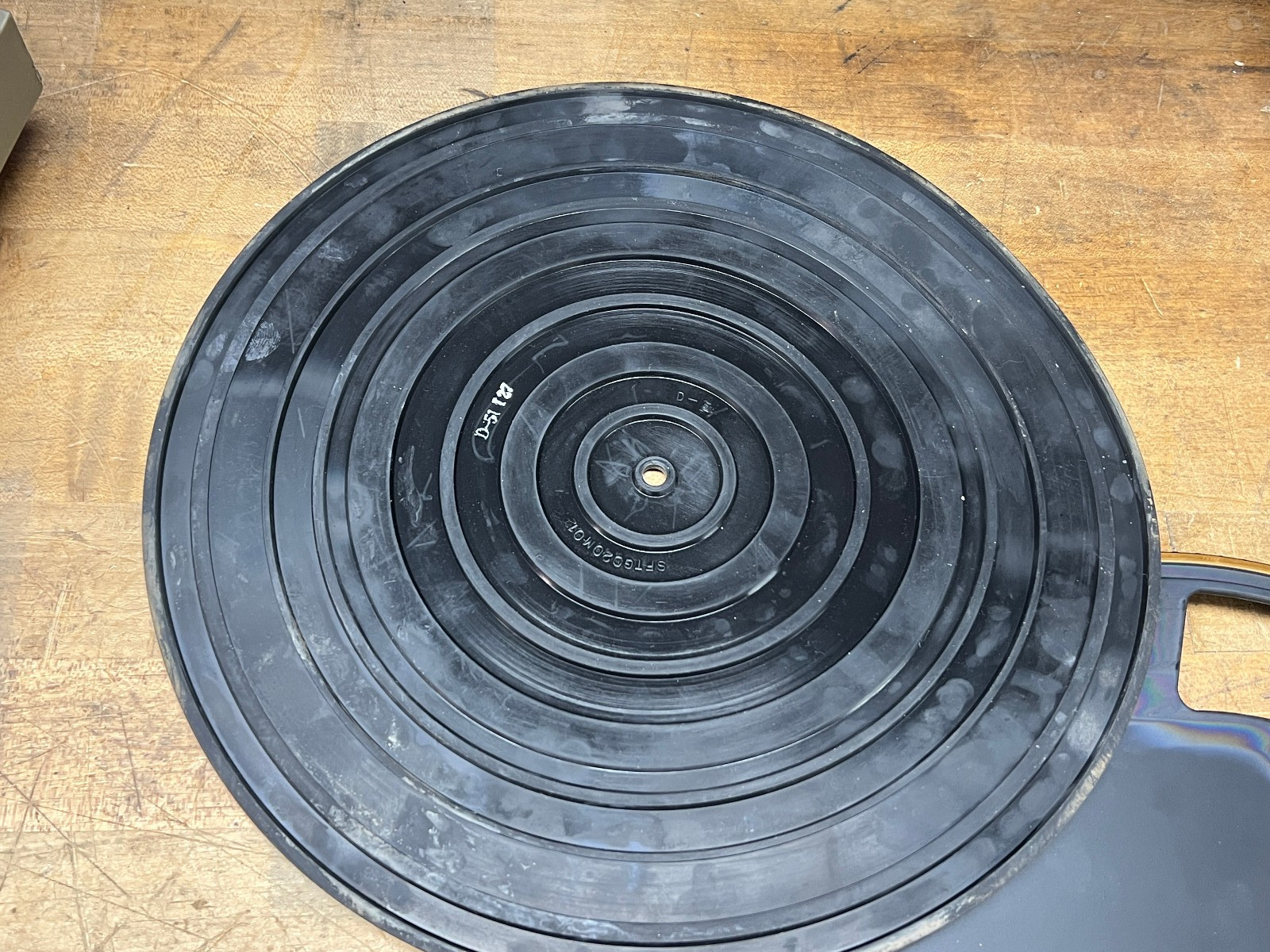 OEM Technics SL-23 Turntable Aluminum Platter and Slip Mat