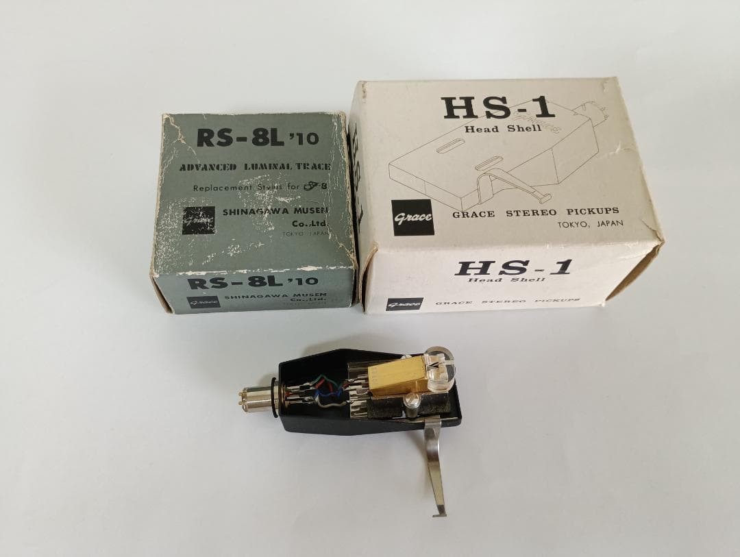 Grace F-8L’10 10th Anniversary MM Phono Cartridge w/ Headshell EX Working Japan
