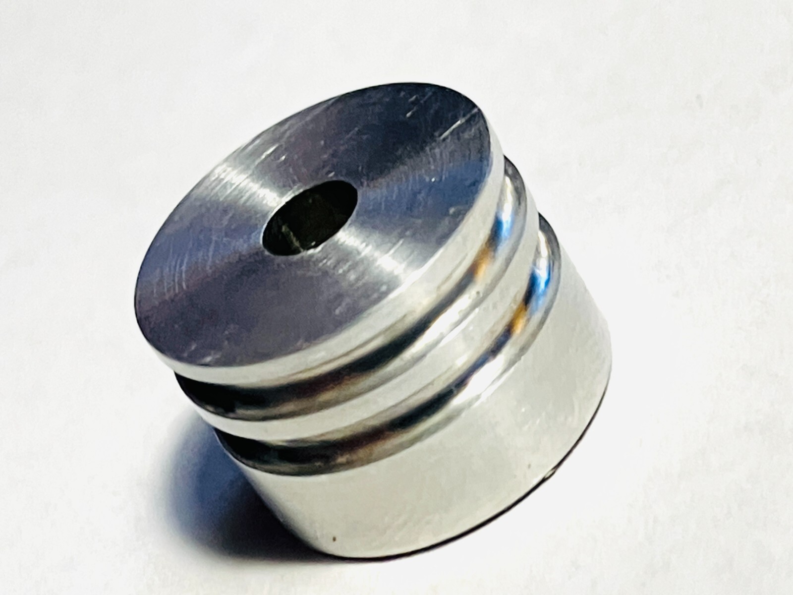 Diameter 15mm motor Pulley two belt grooves for Turntable Made of Aluminum Alloy