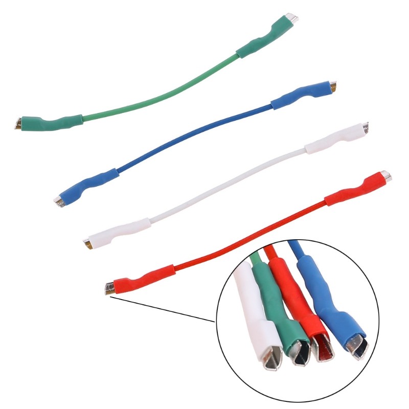 4Pcs Phono Cable Leads Header Wires for 1.2-1.3mm Pins Turntable Phono Headshell