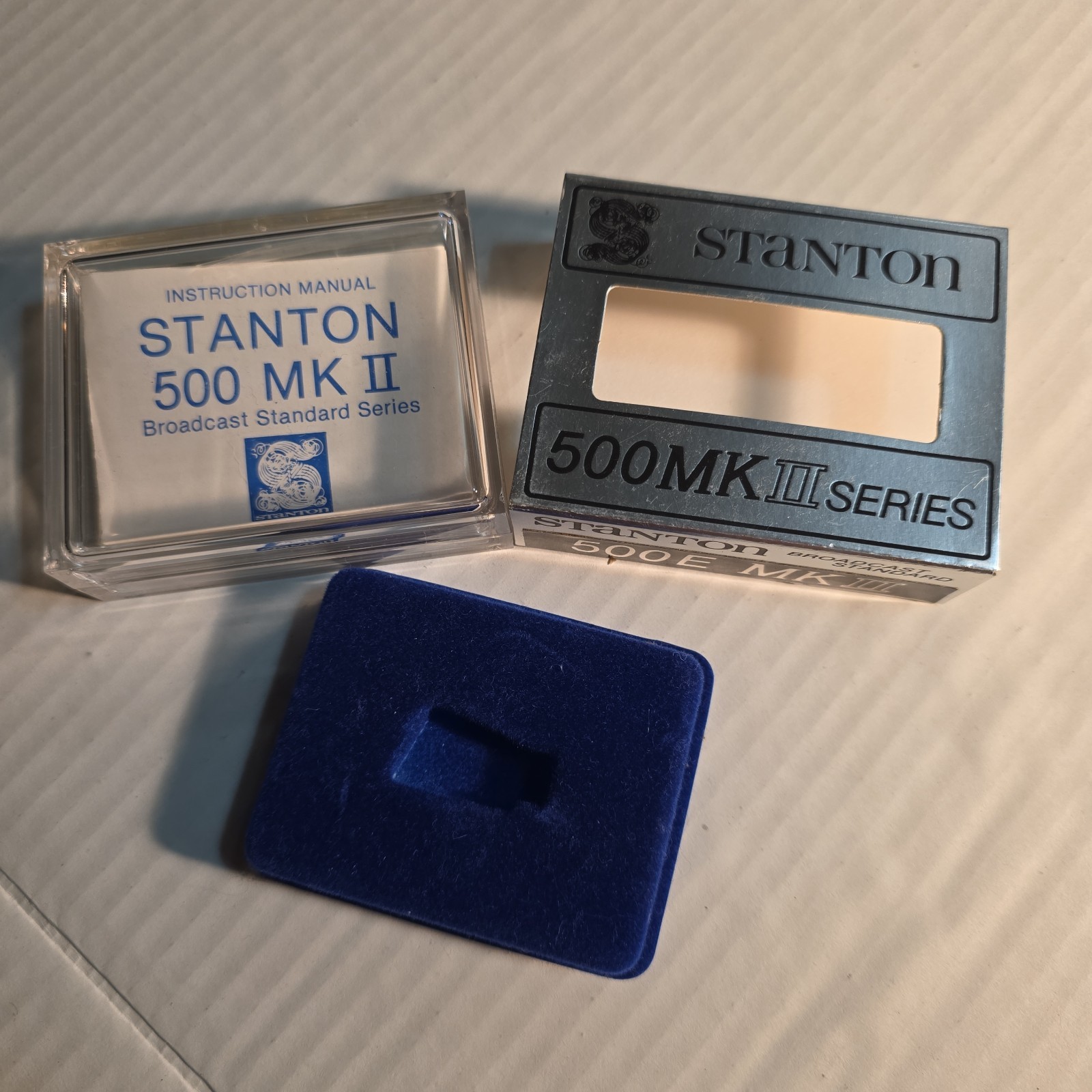 BOX & INSTRUCTIONS ONLY Stanton 500MKII Series Cartridge