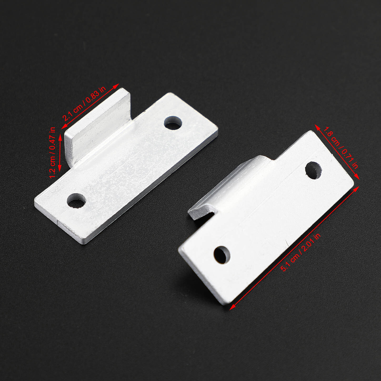 2 Dust Cover Repair Brackets Hinge Fits Old School Turntable Vinyl record player