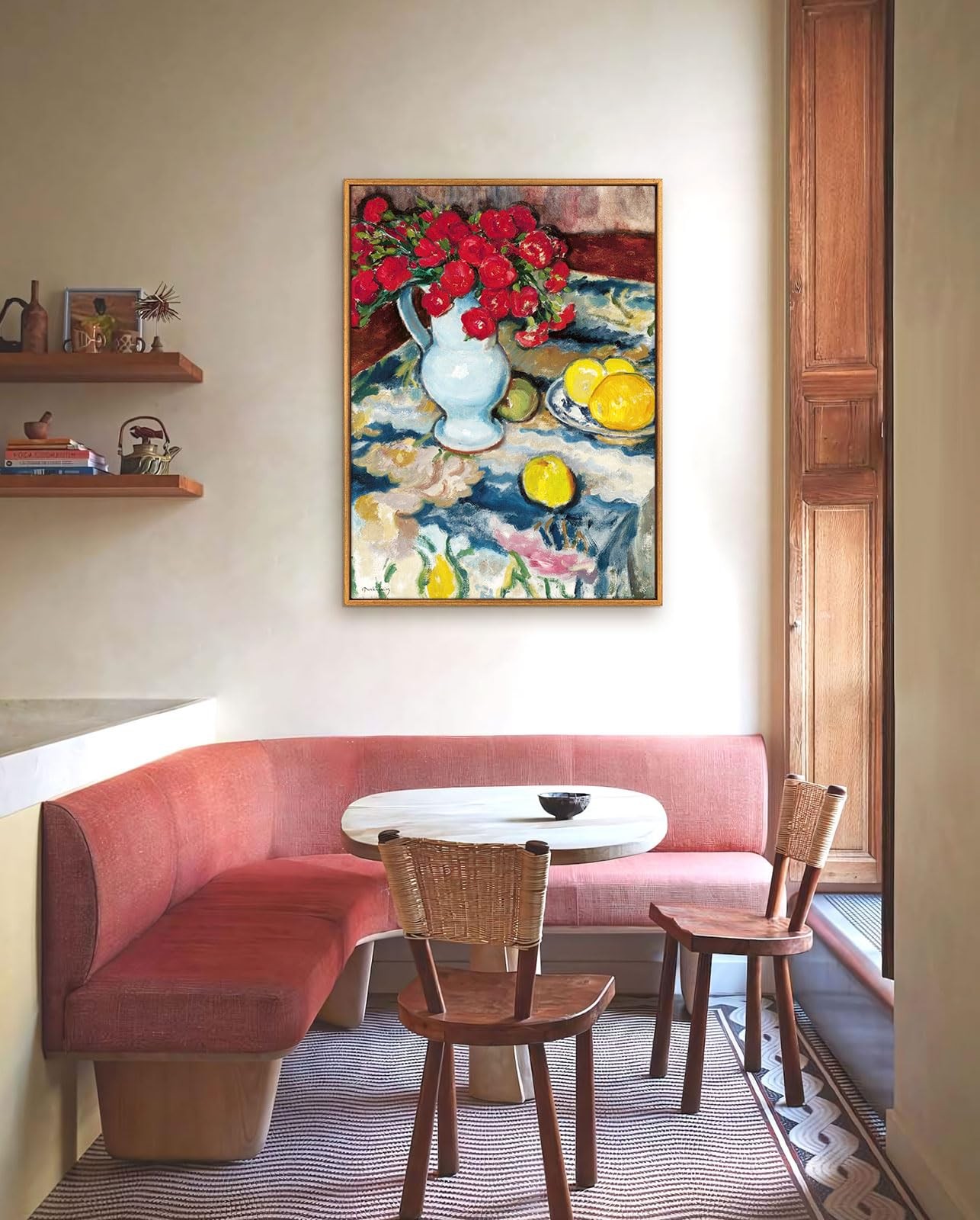 FOLKOR Gold Floating Frame for 16×20 Canvas Oil 16×20″, Vintage