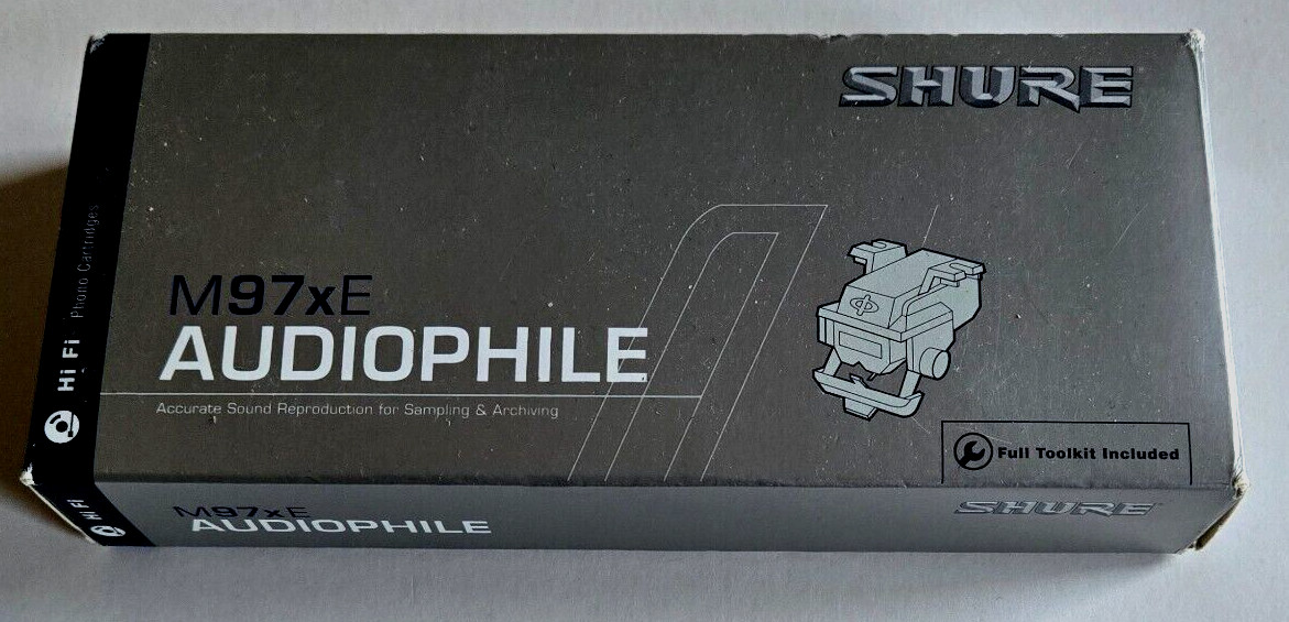 Great Shure M97xE Cartridge / Stylus in the Box, Display Case, Accessories