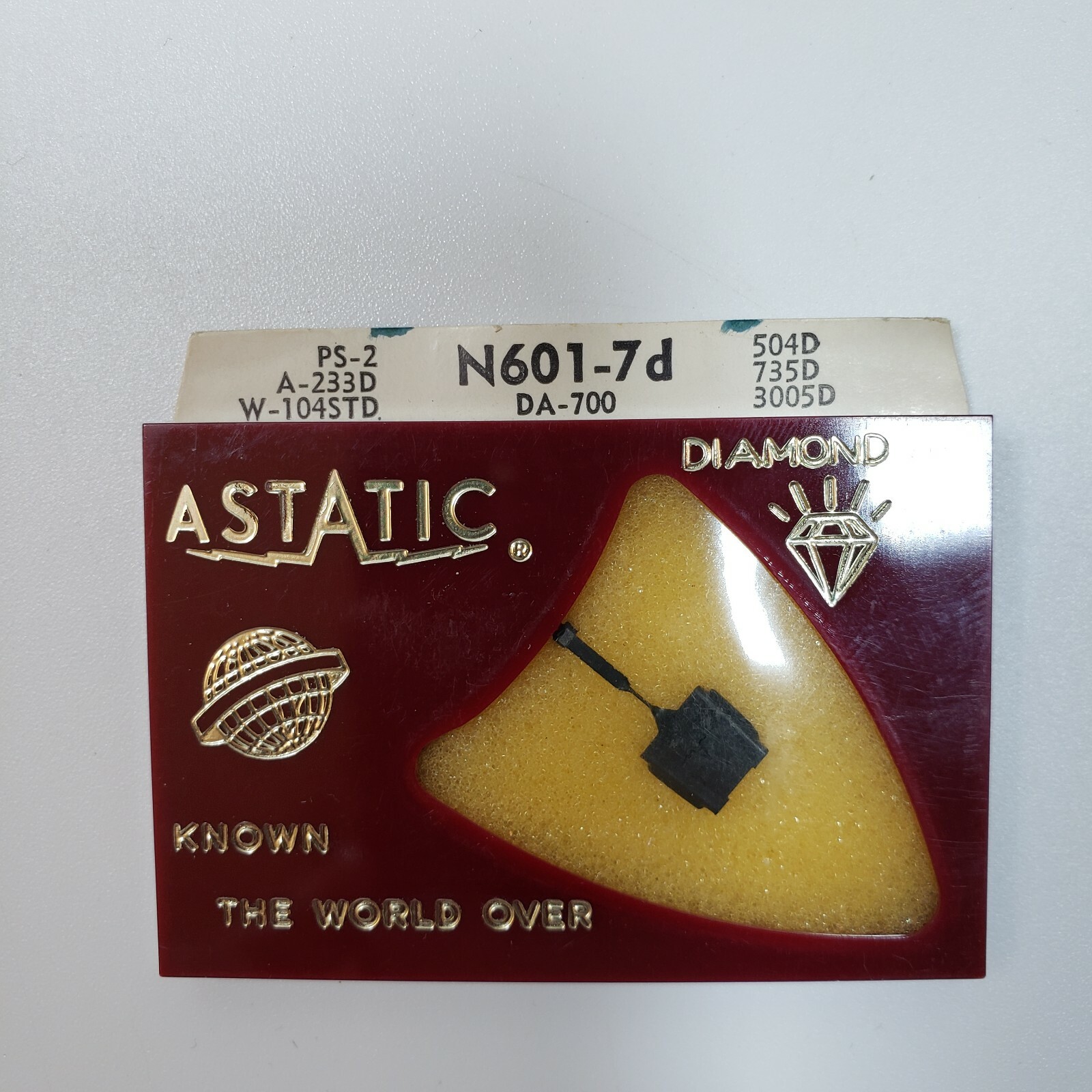 Astatic N601-7d Needle Stylus Ronette DA-700 EV-3005D W-104STD A-233D PS-2 NOS
