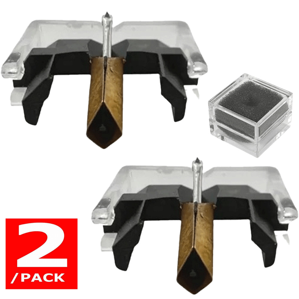 2PCS for SHURE 5X 3X 8X R25XT R47XT NDC-EJ 774EJ Replacement Diamond Stylus