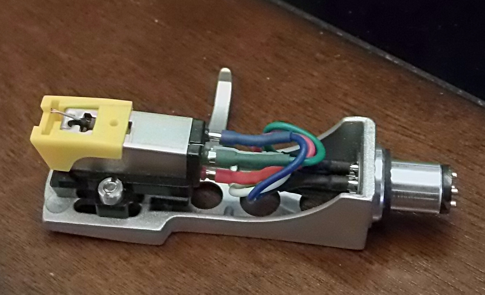 Silver Turntable Headshell Cartridge fits Technics, Kenwood, Sony Turntables