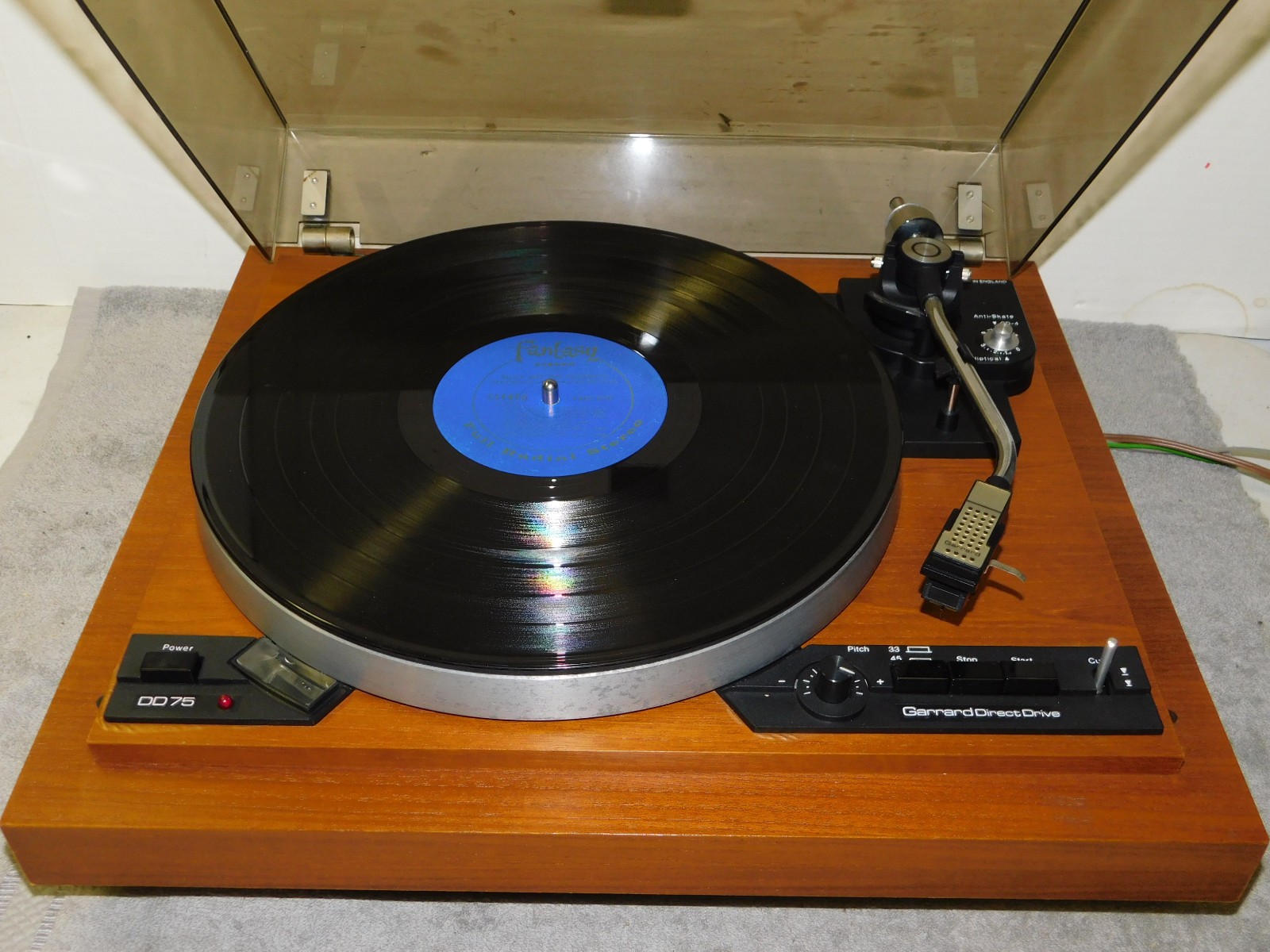 Garrard DD75 Turntable Power Cord & RCA Audio Cables (Parting out Whole Unit)