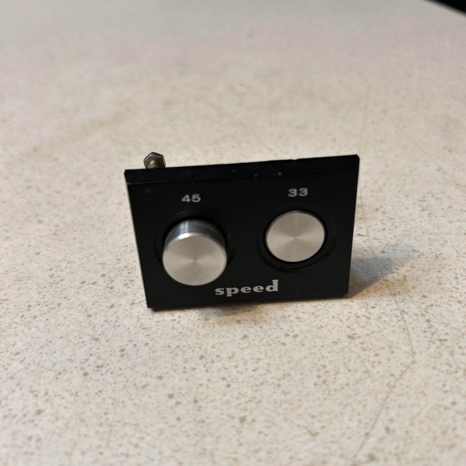 Marantz Model 6100 Vintage Turntable Speed Control Button Original Black Nice