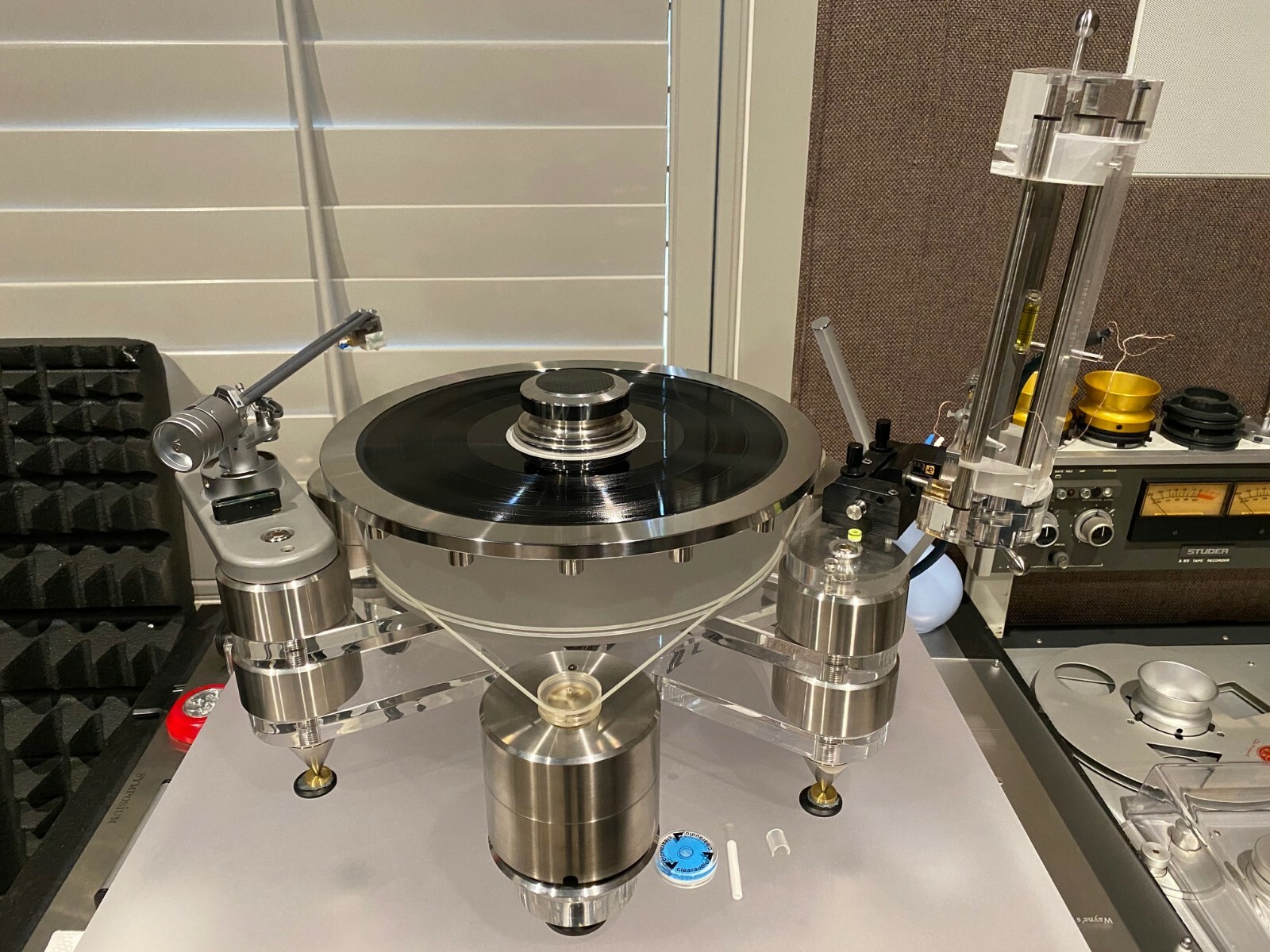 Turntable Periphery Stabilizing Outer Ring Clamp SS1 Micro Seiki VPI Clearaudio