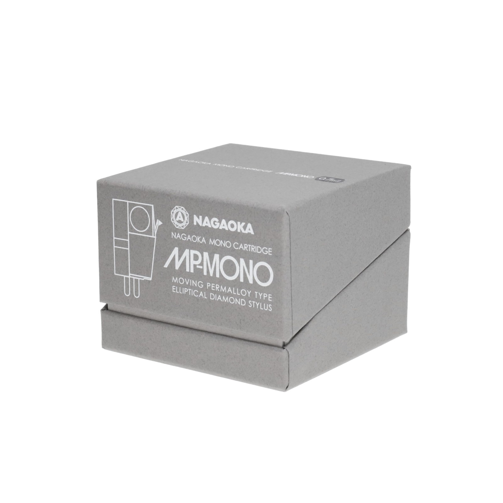 NAGAOKA MP-MONO Moving Permalloy Monaural Cartridge Gray from Japan NEW
