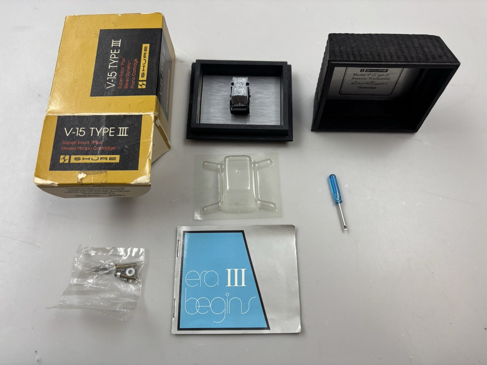 SHURE V15 III Cartridge + Original Stylus VN35E