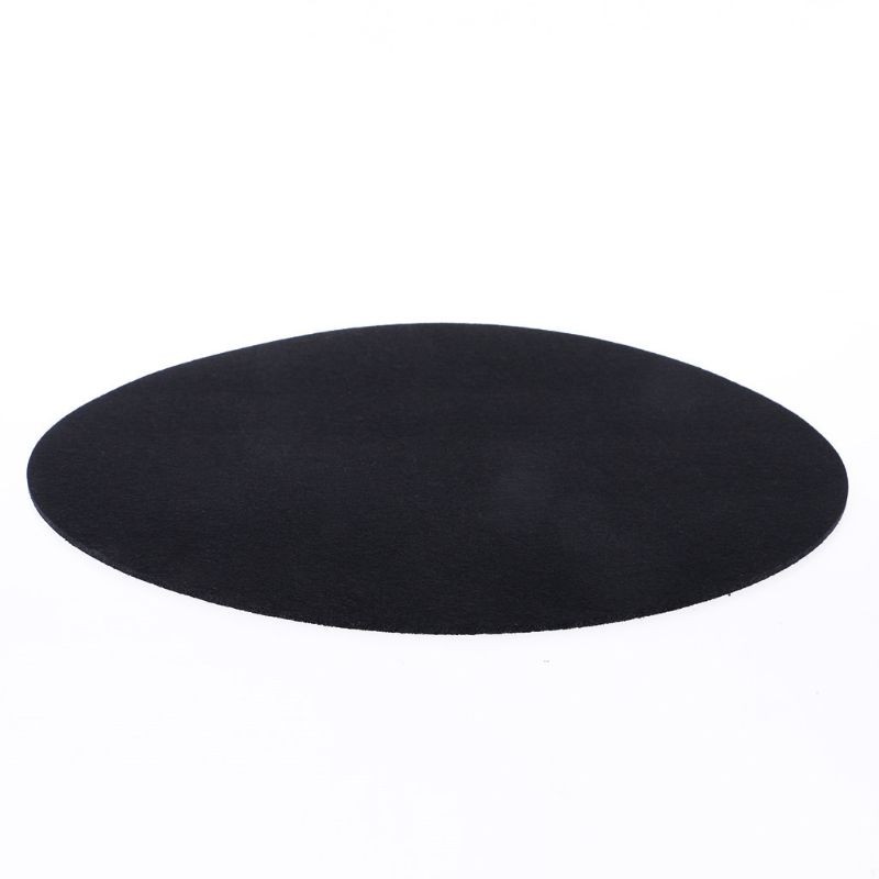 Black 3mm Thickness Turntable Mat for LP Vinyl Record Player Cushions Mat
