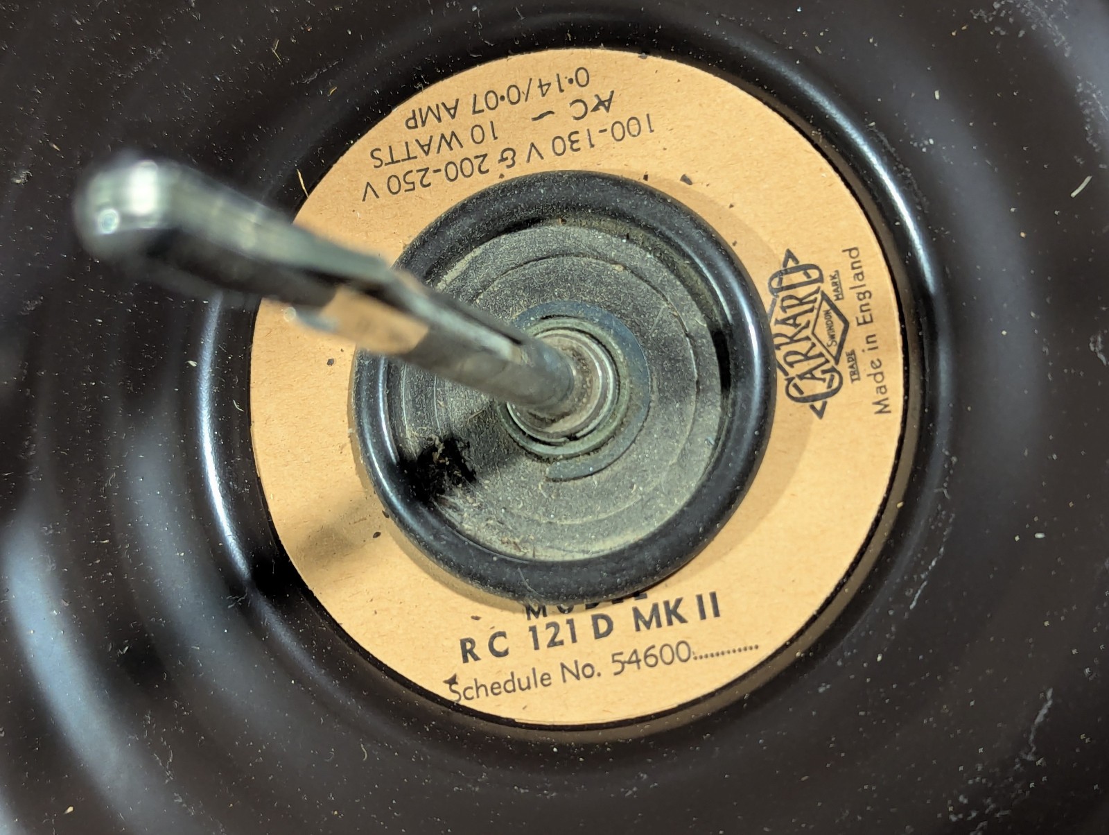 Vintage Garrard 121 D MKII Turntable parts:Knobs,Lever,Spindle,Switch and more