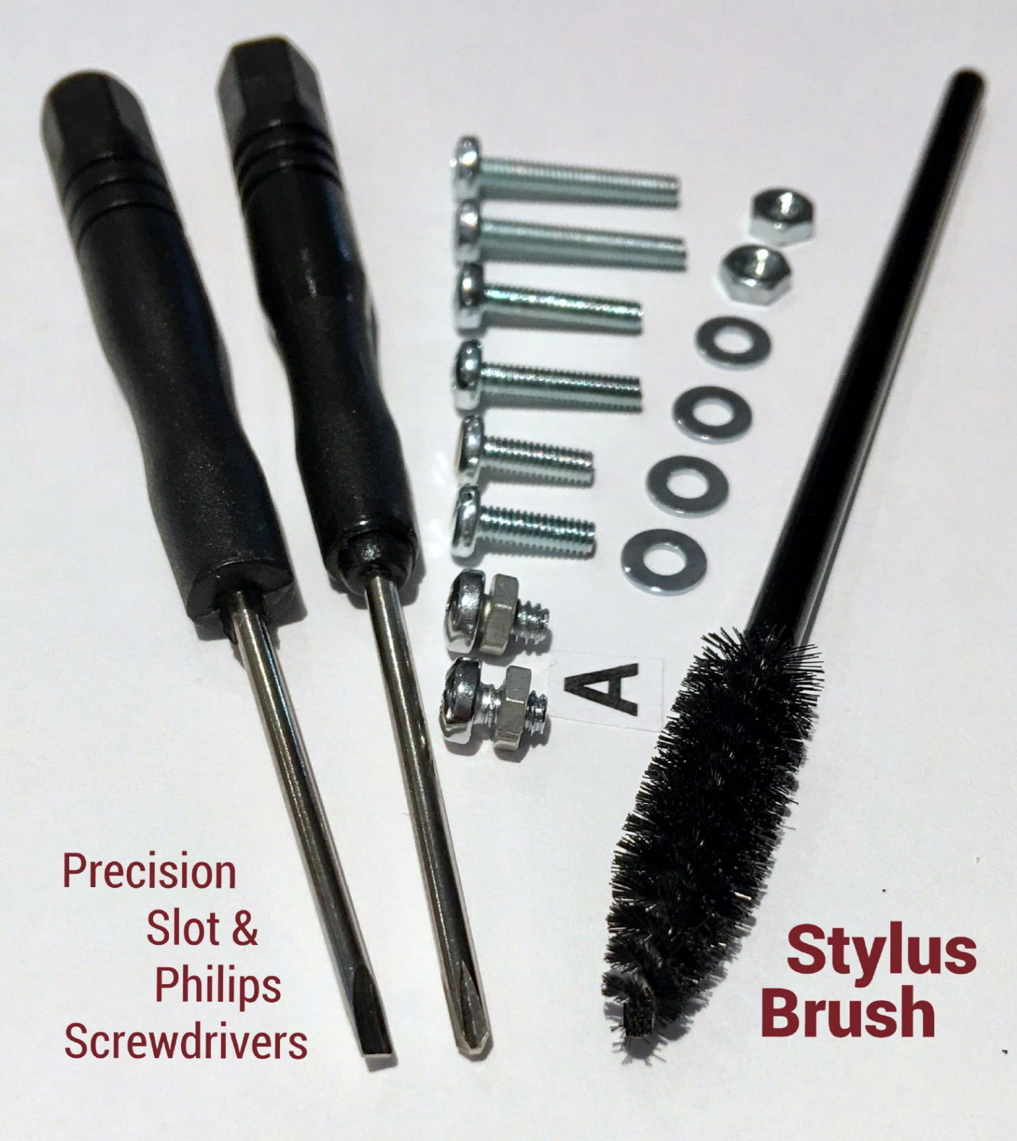 Headshell Cartridge 19Pc Screw Kit Needle Stylus Cleaner Brush M44 Shure 644