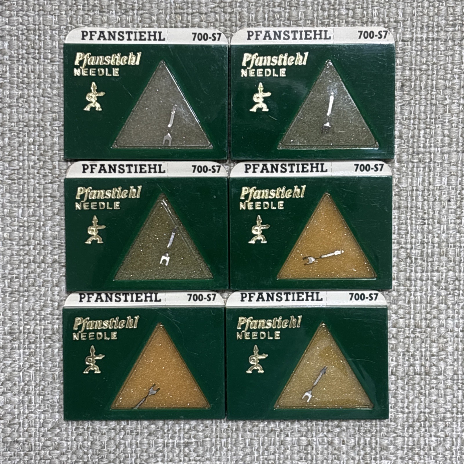 Pfanstiehl 700-S7 Sapphire Needle/Stylus Replaces ASTATIC N7-7, N8-7 NOS (6)
