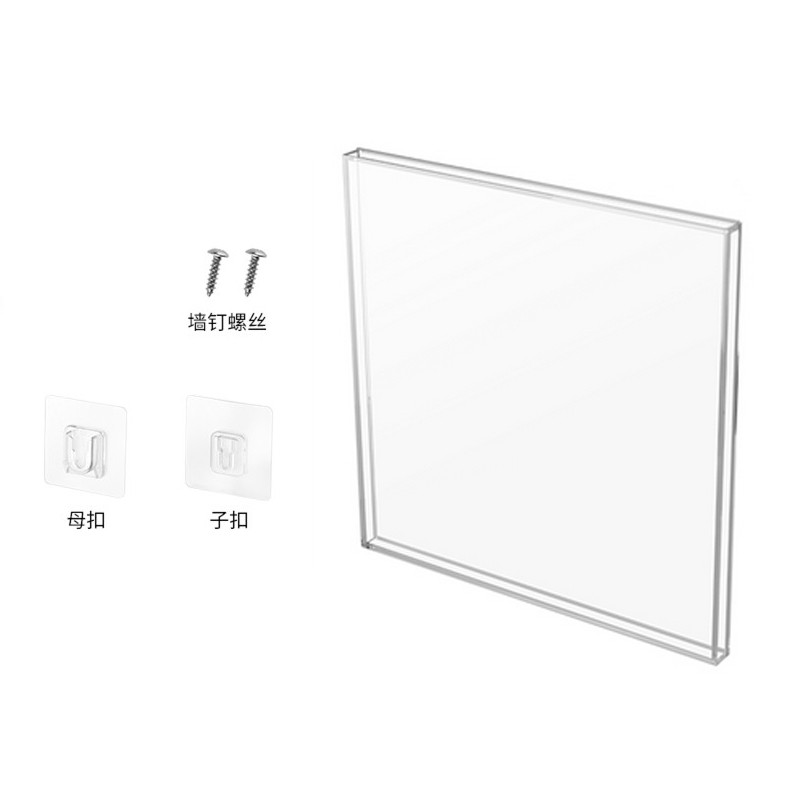 Acrylic Clear Vinyl Record CD Display Case Dust Protective Cover Collection Case