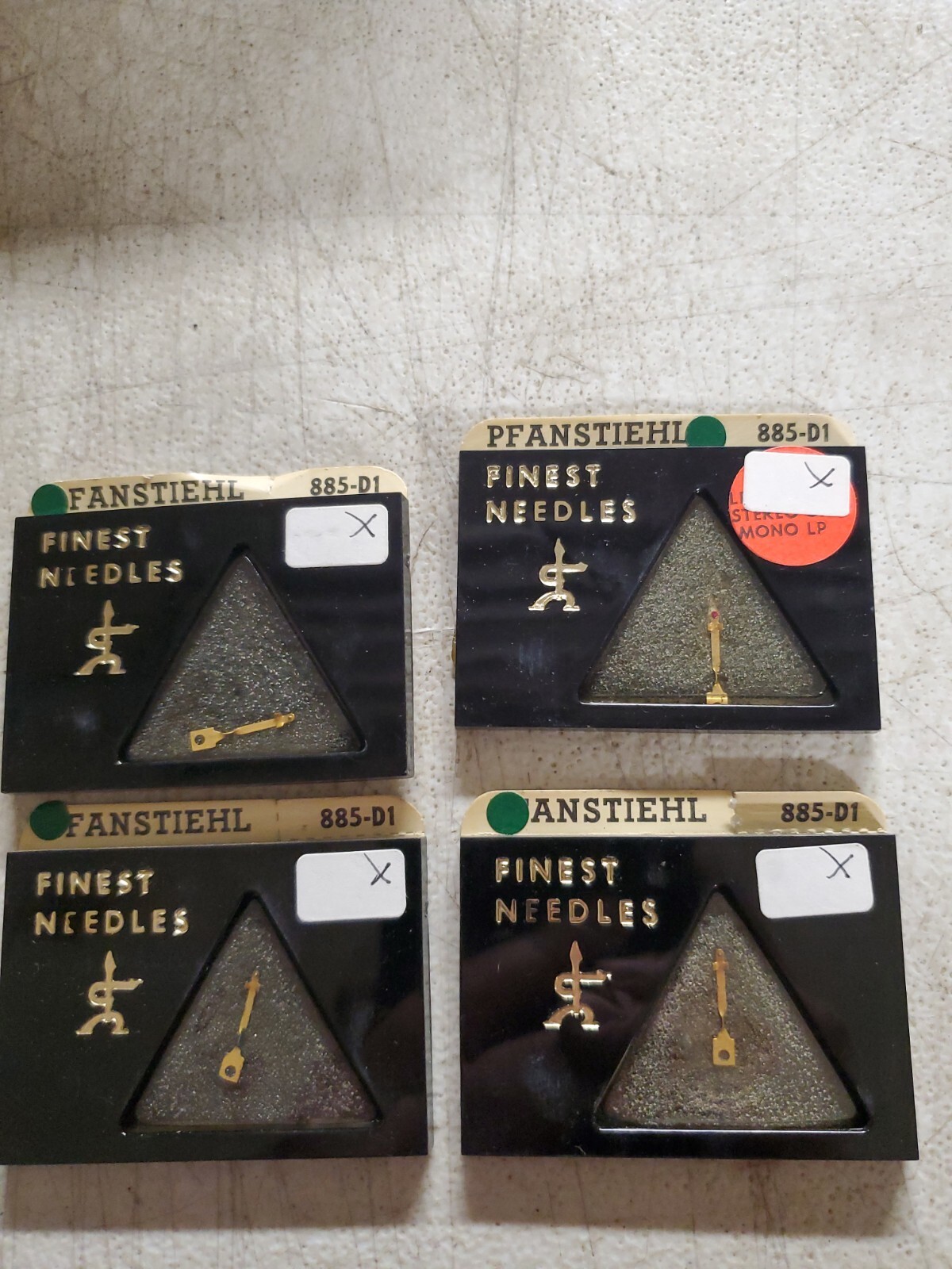 NOS Vintage Pfanstiehl DIAMOND NEEDLE 885-D1 Replaces Webster Electric WE 57 LP