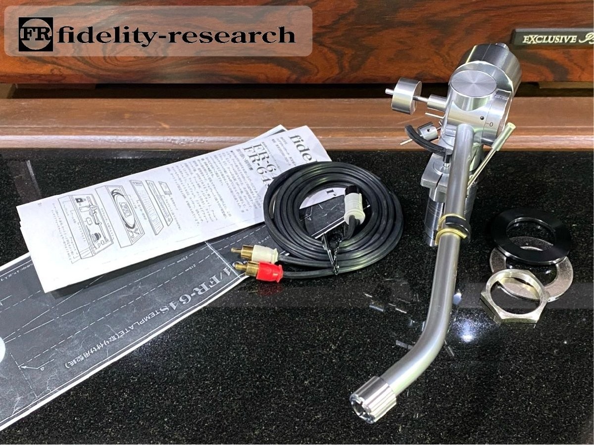Fidelity Research FR-64 Tonearm with PHONO Cable Counterweight Lift Oil Refilled
