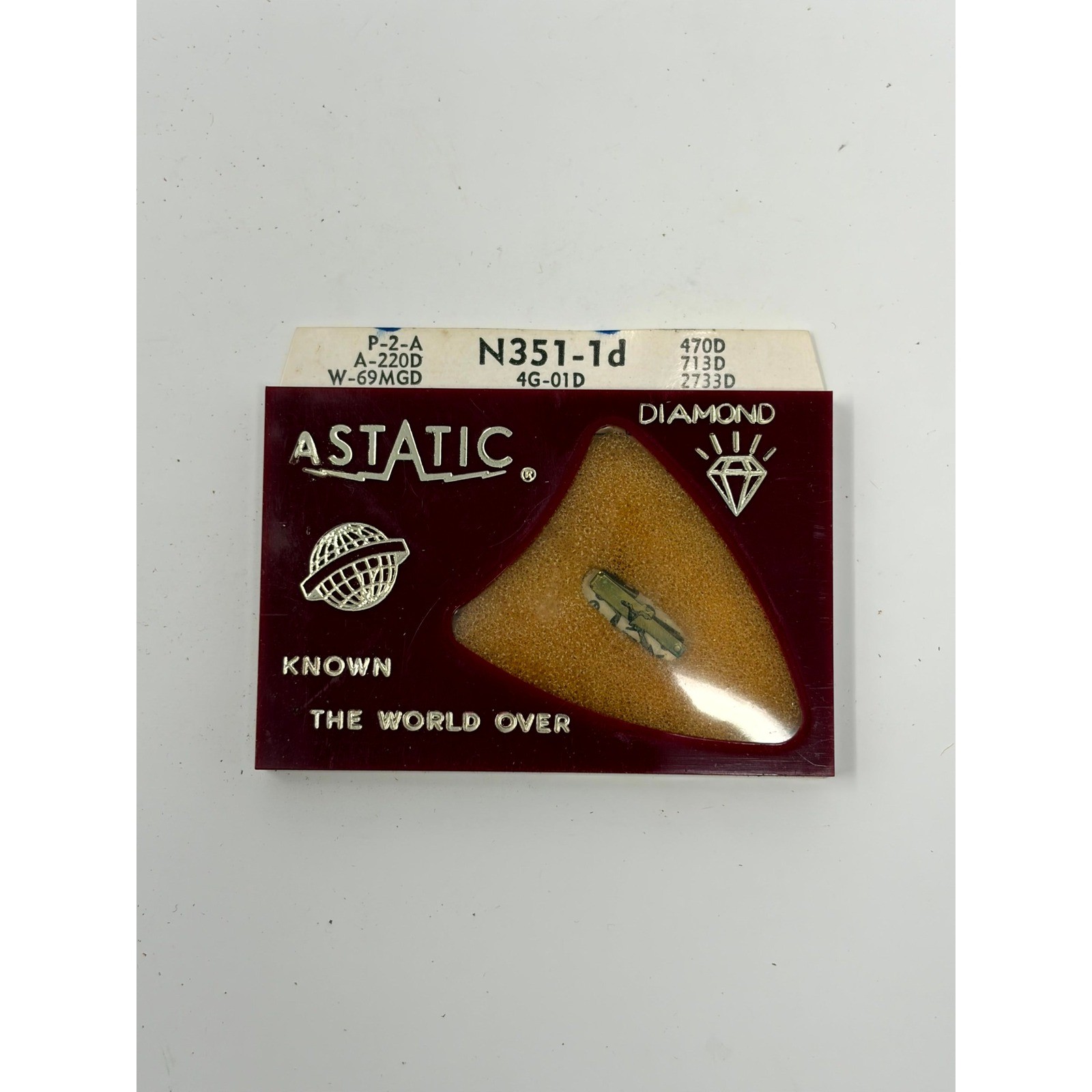 Astatic N351-1d Diamond Stylus Needle for General Electric LP P-2-A A-220D 470D