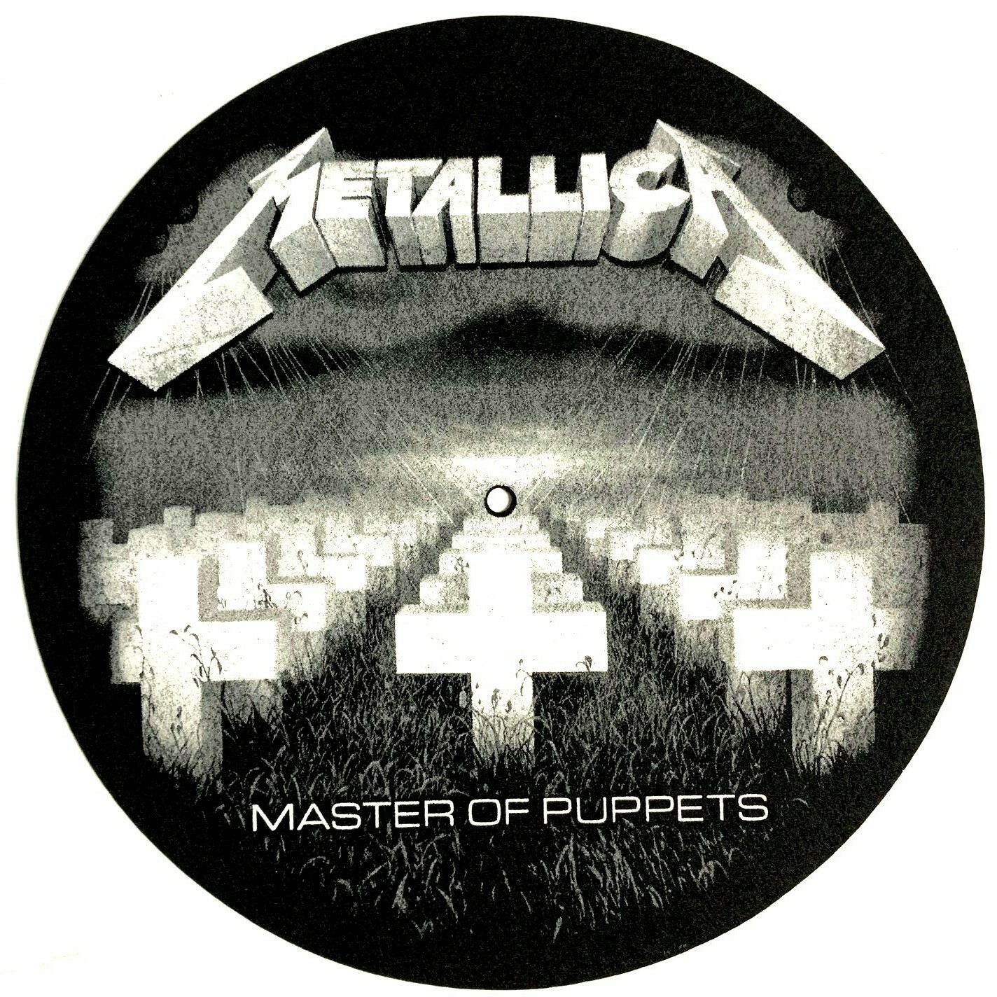 Metallica Master of Puppets Slipmat LP Vinyl Record Album Turntable Slip Mat