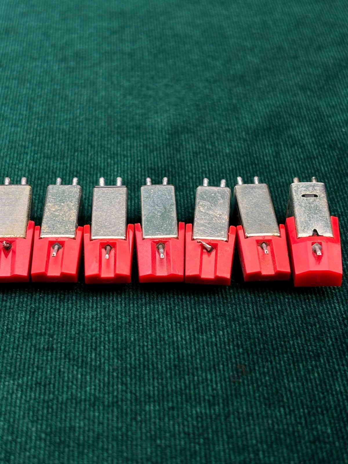 10x Ceramic Record Player Cartridges Styli Lot – For Parts or Repair