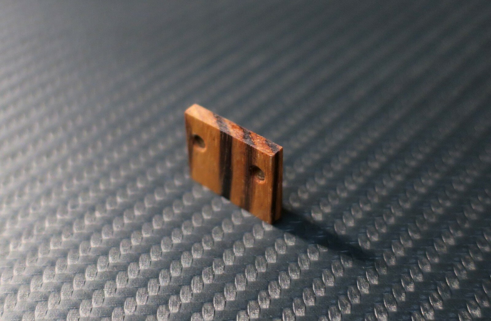 Universal Headshell Damper Spacer for Cartridges / Tonabnehmer made of Zebrawood