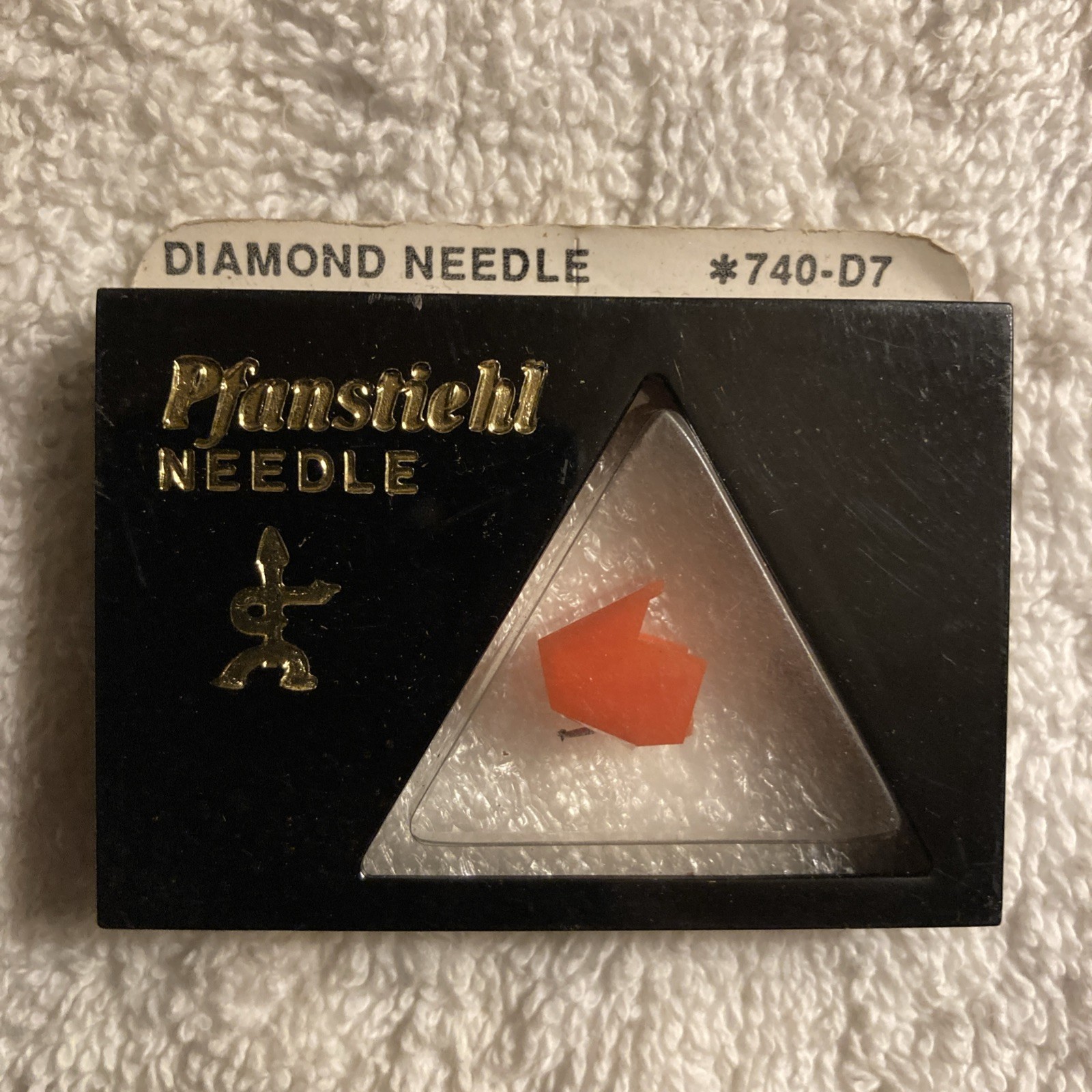 Vintage PFANSTIEHL Diamond Record Needle #740-D7, Unopened