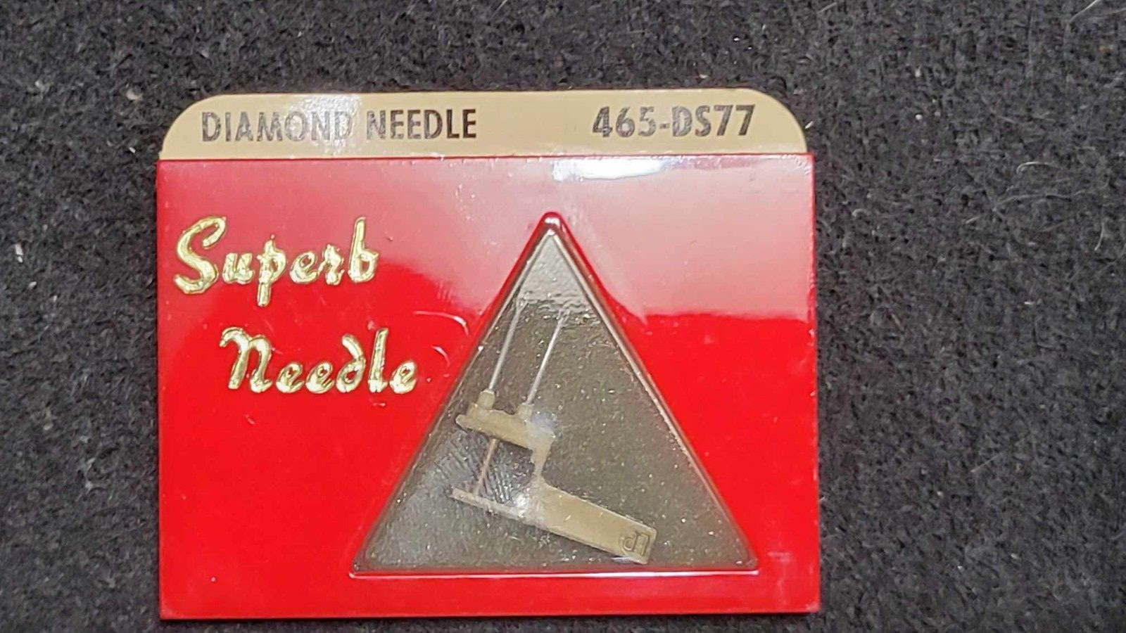 NOS Pfanstiehl 465-DS77 Diamond Phono Needle Stylus Euphonics 374 375 Vintage