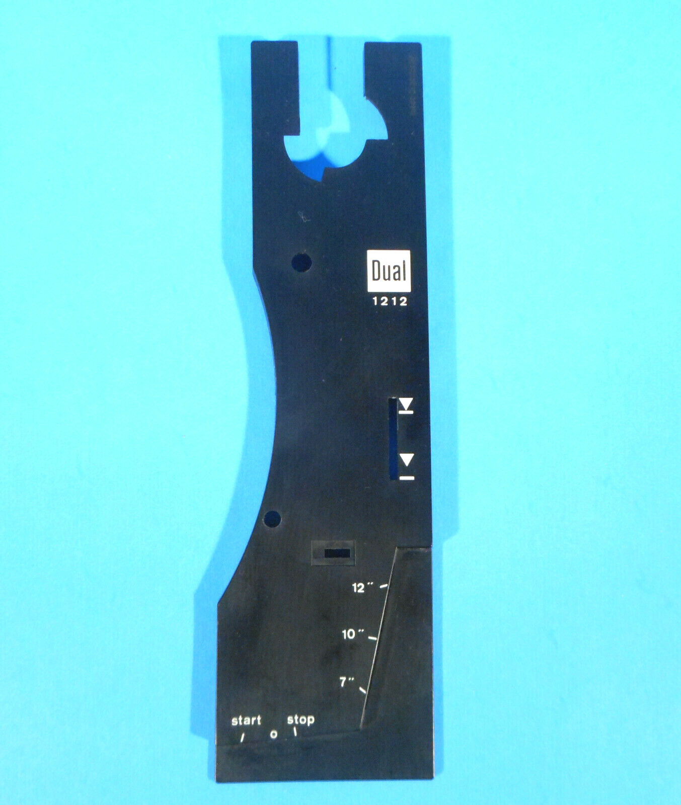 DUAL 1212 TRIM PLATE COVER NICE CONDITION! TURNTABLE PARTS OR REPAIR