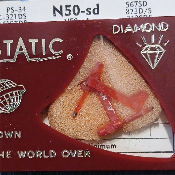 Astatic N50-SD Diamond Record Player Needle Stylus for PS-34 567SD 873D/S