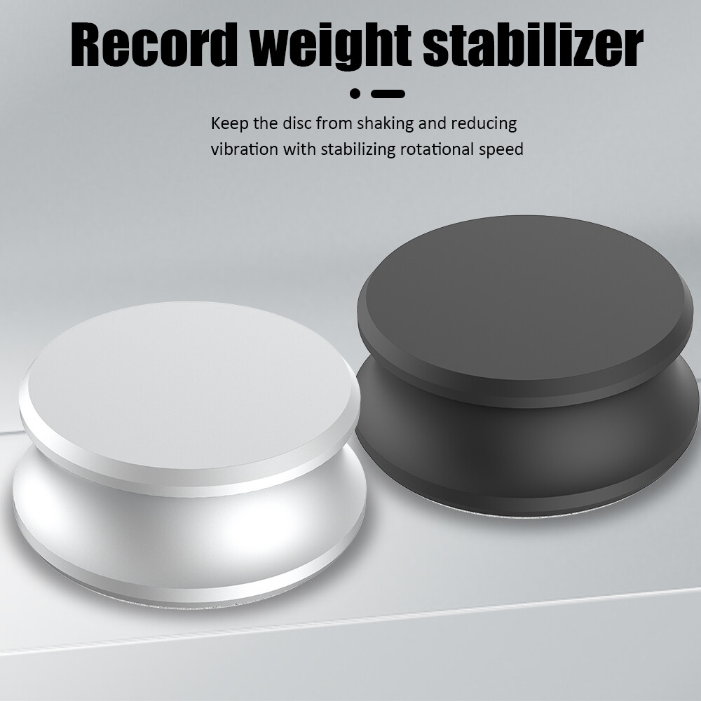 LP Turntable Vinyl Record Player Balanced Metal Disc Stabilizer Weight Clamp