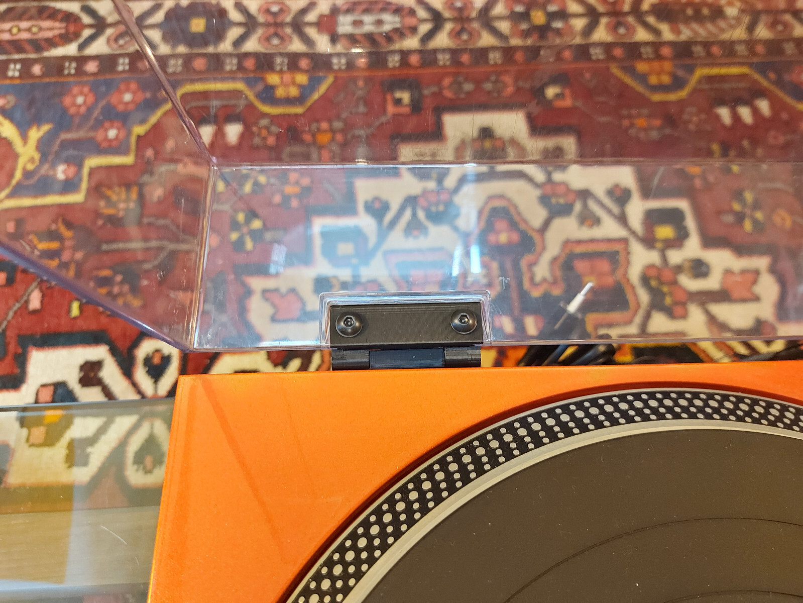VERS. TECHNICS SL-1400 MK2 MKII 76° ZIPPERED HOOD REMOVABLE COVER