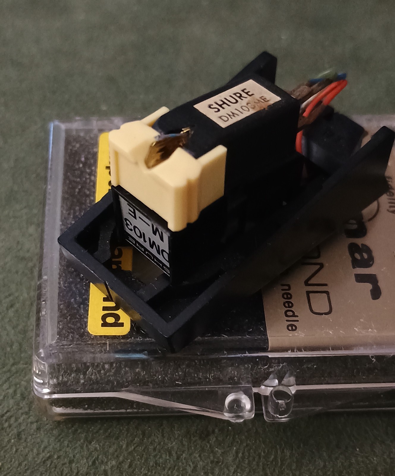 TK129 Dual Sled with Shure DM103 Head and NOS Tonar Elliptical Tip