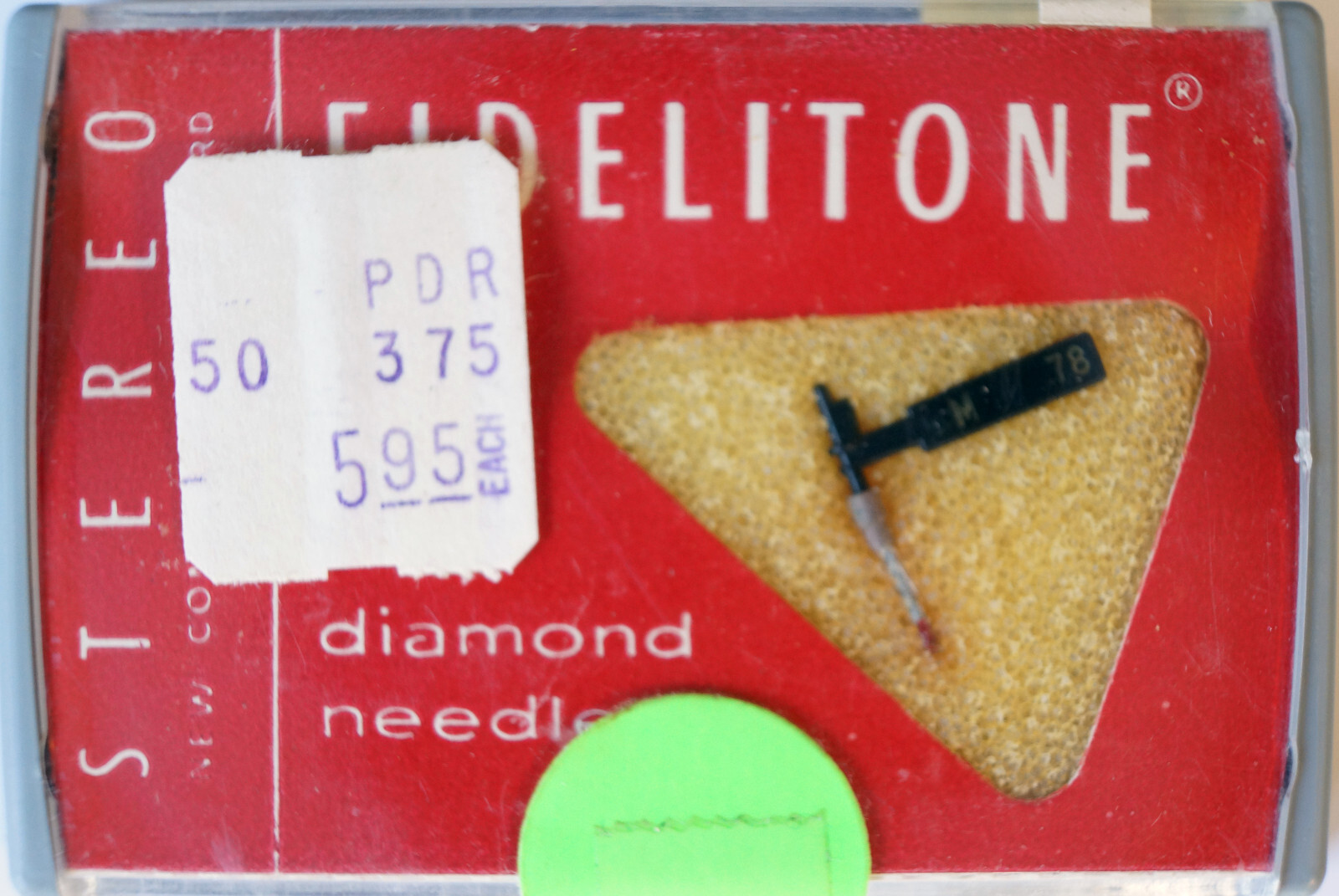NOS Fidelitone Diamond Needle AC-446DS for Electro Voice 5015D
