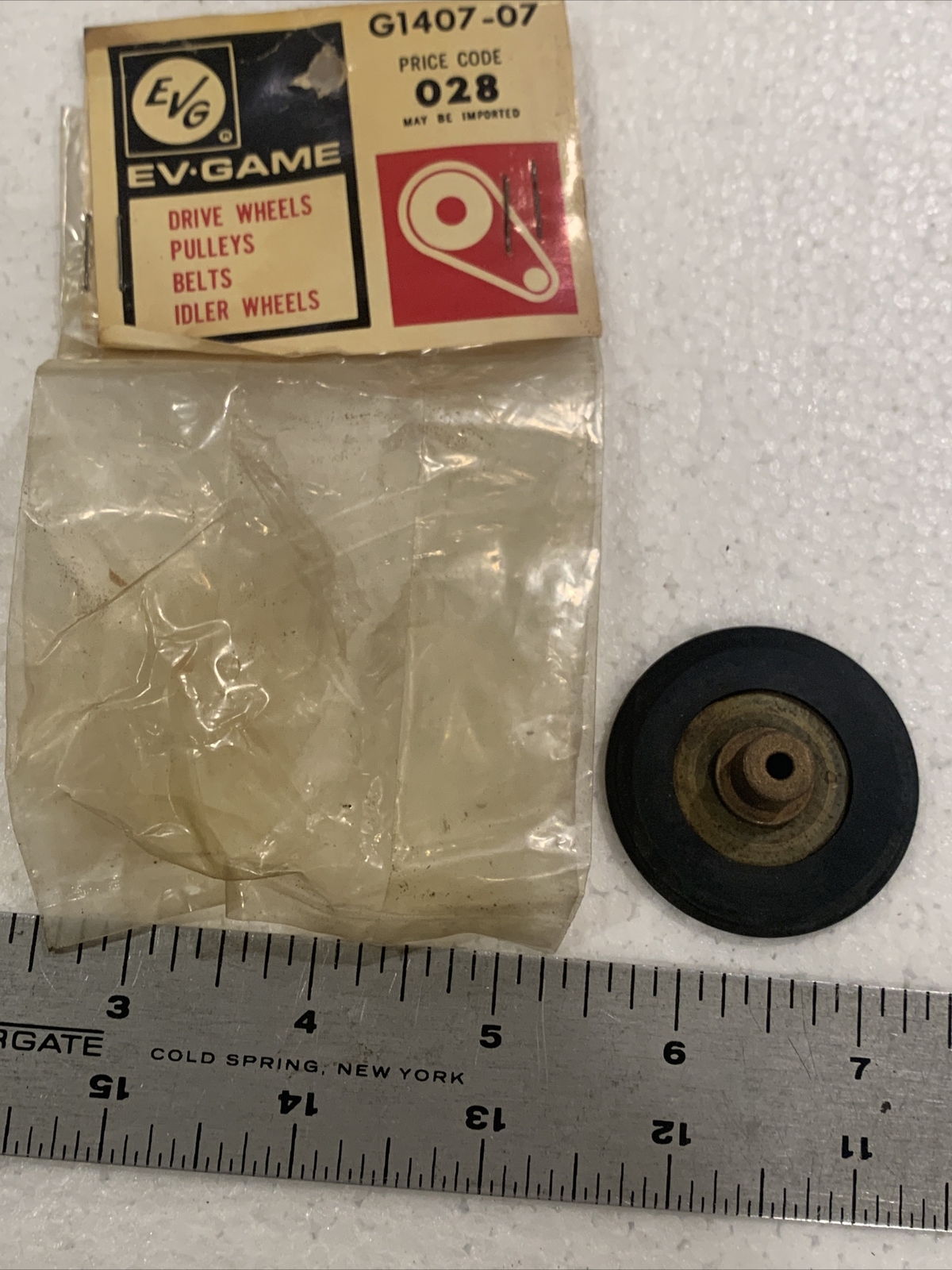 EVG INC DRIVE WHEELS PULLEYS BELTS IDLER WHEELS G1407-07