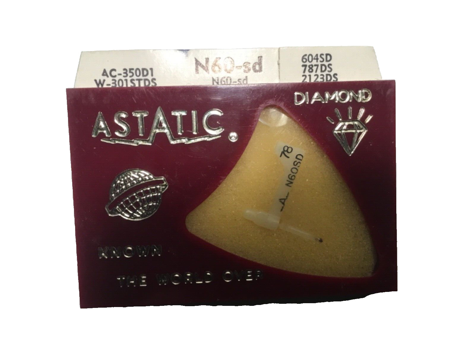 astatic N60-sd stylus needle PS-67 AC-350DS W-301STDS 604SD 787D/S 2123DS