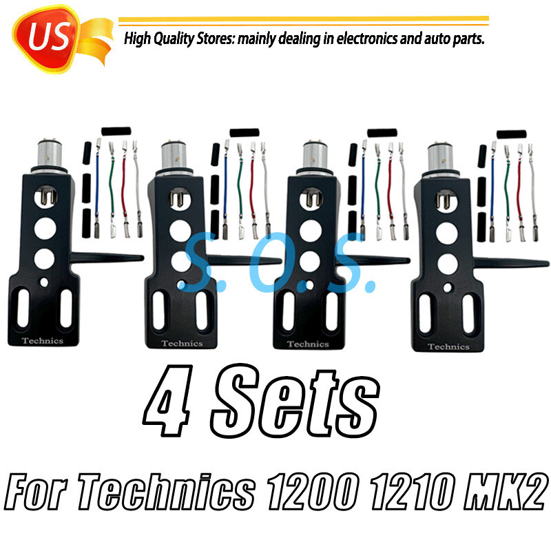 1 Pair For Technics SL1200 SL1210 MK2 Phono LP Turntable Headshell Mount CN5625