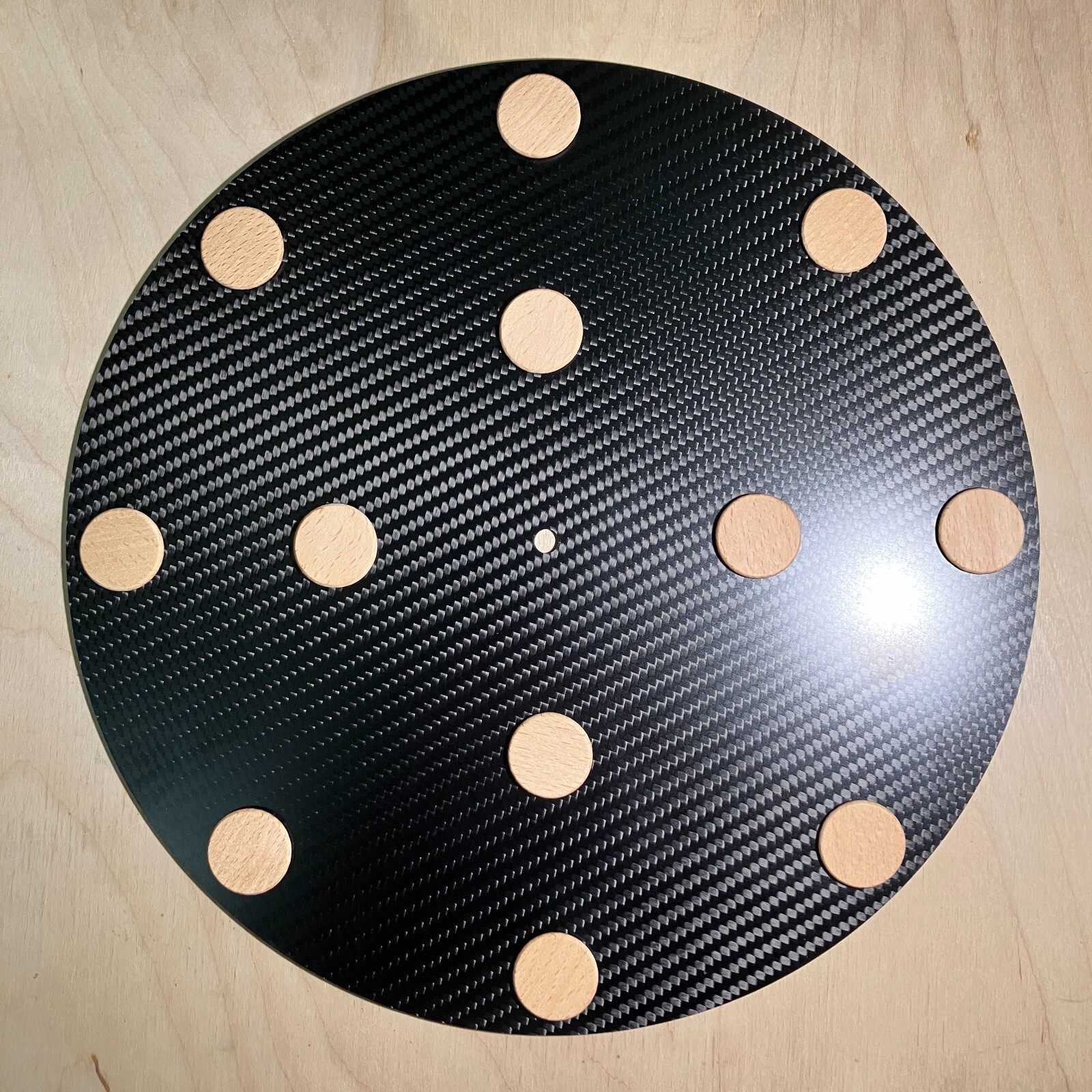 turntable mat wood+carbon fiber for Garrard 301 401 Micro Seiki